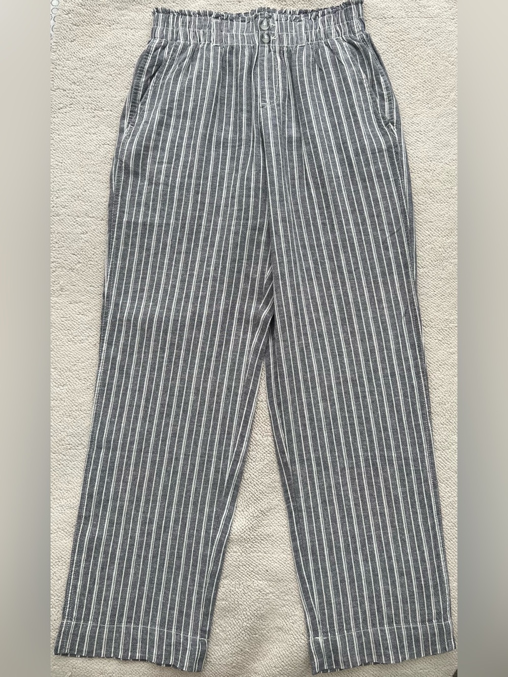Briggs Women's Wide Leg Striped New Pants Size: Small
